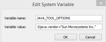 Java Tool Options