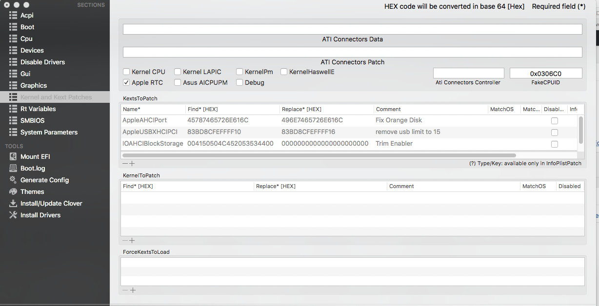 Clover Kernel And Kext Patches